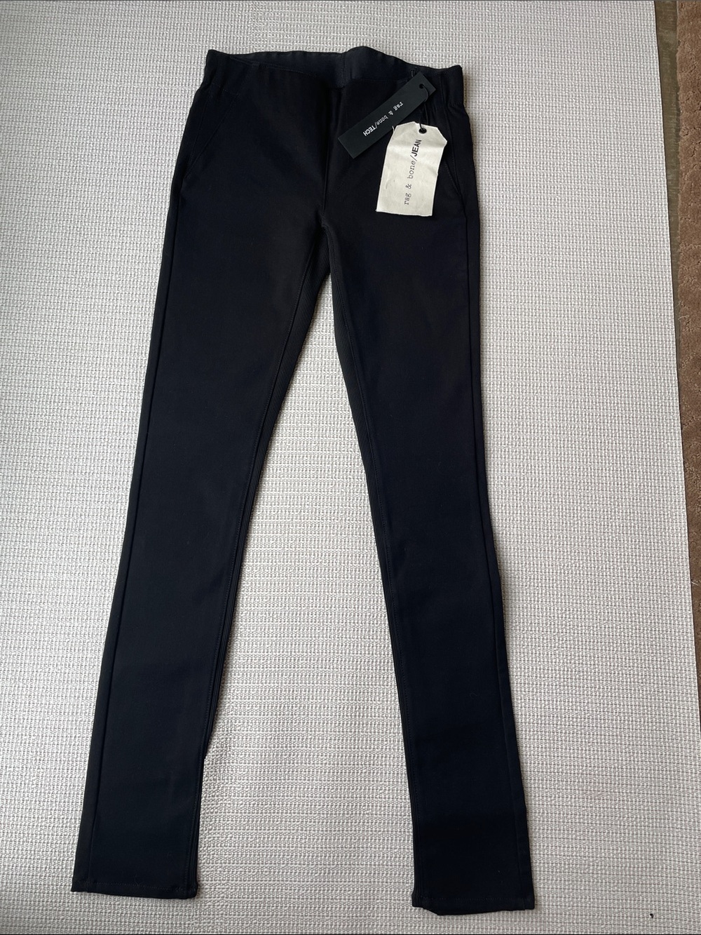rag & bone Black Sammy Equestrian Legging Sz 4  NWT